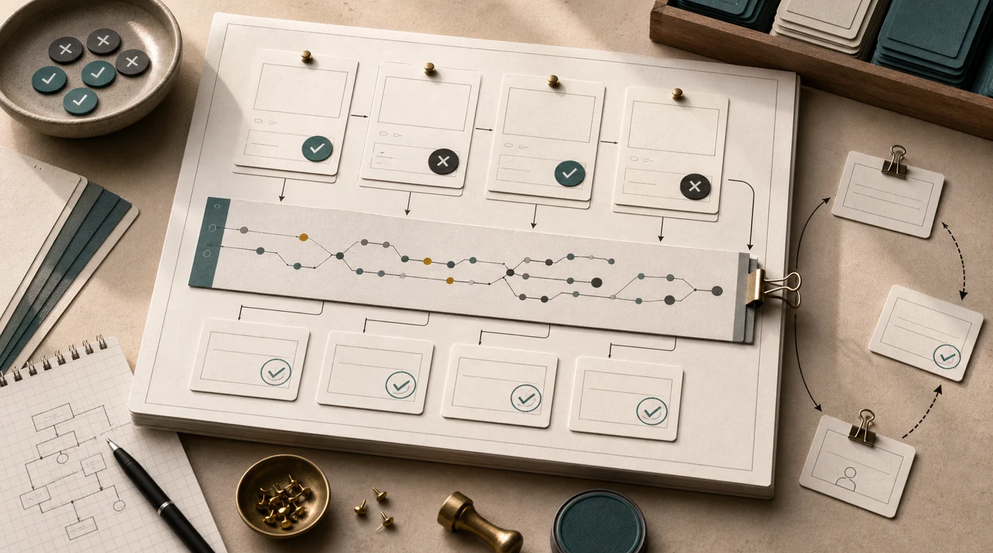 Evaluation board for chatbot answers, workflow steps, agent tool calls, human approval, and production feedback