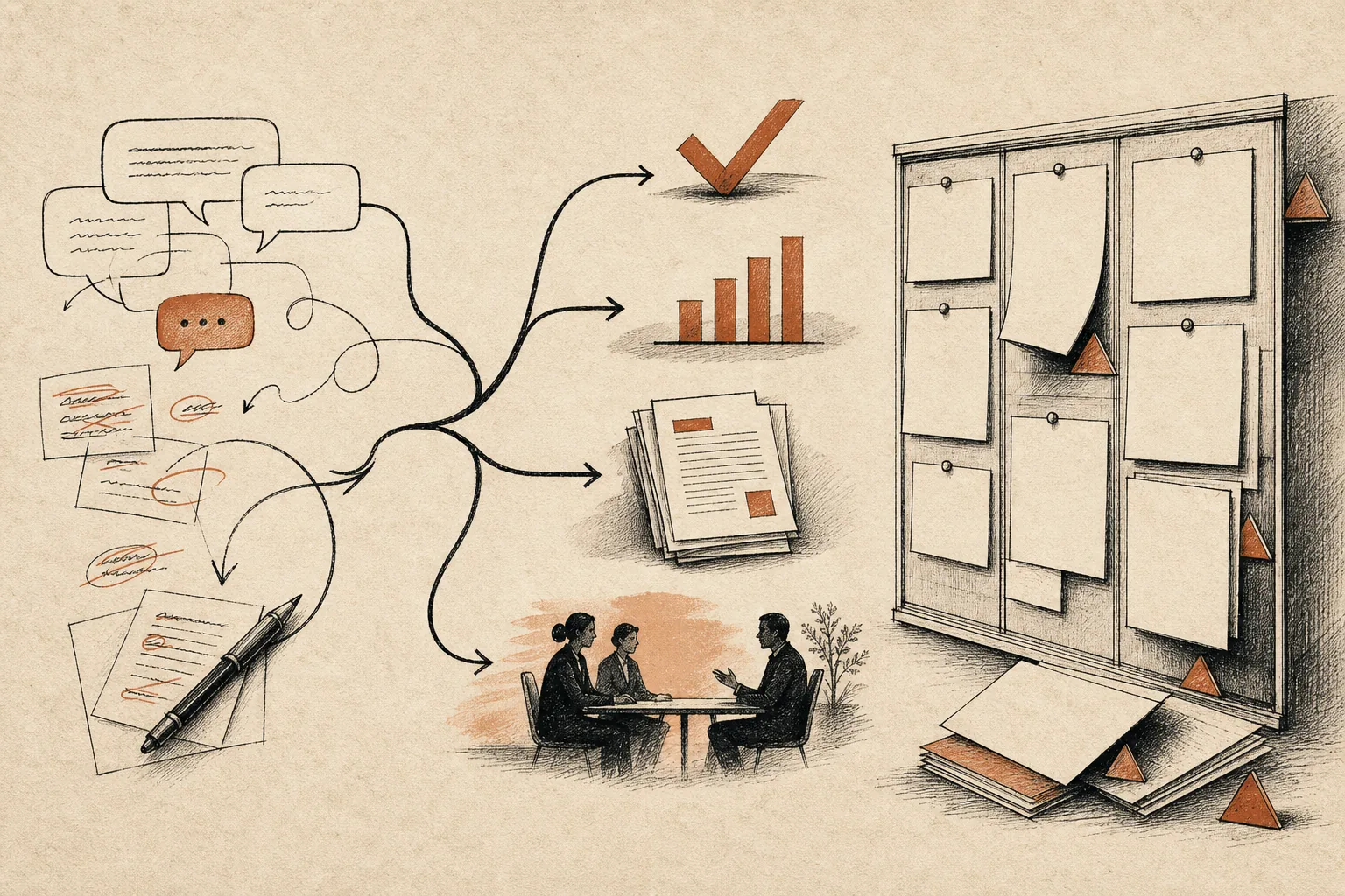 Prompt edits branching into visible wins and hidden regressions in an AI release workflow